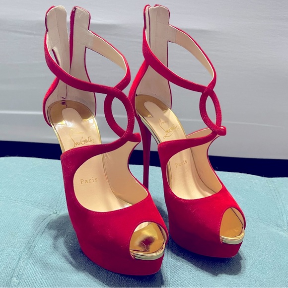 Christian Louboutin Red Heels - Picture 1 of 6